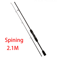 Joran Pancing Spinning/ Casting Joran Pancing 1.8M/ 2.1M/2.4M Tongkat Pancing Putar Ringan/Joran Pan