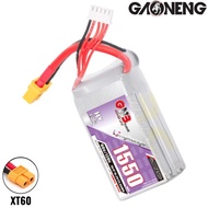 Gaoneng GNB 14.8V 1550mAh 60C 4S Lipo Battery with XT60 Plug GNB1550/60-4S