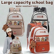 Cute school bag girl aesthetic School Backpack cat bagpack woman 书包 beg sekolah budak perempuan Capi