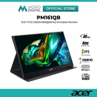 ACER 15.6" PM161QB 4MS / PM161QT (TOUCH SCREEN) 6MS FULL HD (1920x1080@60HZ) LCD PROTABLE MONITOR (V
