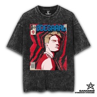 GANAMOZ Arsenal Football shirt ODEGAARD Stone Wash Oversize T-shirt | Women's Oversized T-Shirt | Me