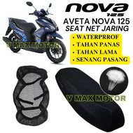Aveta Nova 125 Motorcycle Seat Cover Net Jaring TEBAL Motor Duduk kusyen Seat Jaring Aveta Nova125 S