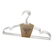 衣架大王 - 【5個】鋁合金衣架，金屬晾曬褲架，掛衣服無痕太空鋁制，晾衣架，曬衫架，乾濕兩用，41CM