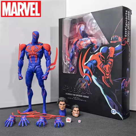 17CM Spider-Man 2099 Shf S.H.Figuarts CT Spider-Man Across The Spider-Verse Part One Action Figures 
