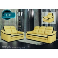 LHT Model : 167 Sofa Set Casa Leather 1+2+3 seaters ( Bigger Size )