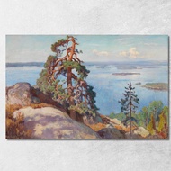 Landscape From Koli Eero Järnefelt ejr22 Canvas Print