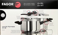 FAGOR Pressure Cooker Combo Express 4L + Express 6L