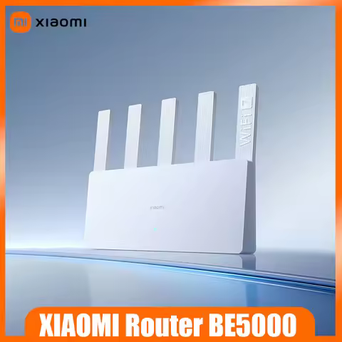 Xiaomi Router BE5000 WiFi7 Dual Band 5011Mbps Dual 2.5G Network Ports Dual WAN Aggregation 512MB Mem