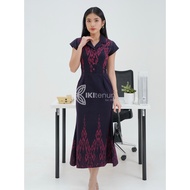 IKITENUN HAZEL DRESS VIOLET WOVEN COUPLE baju couple set baju couple matching baju suami isteri