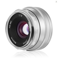 [WOSG] Andoer 25mm F1.8 Manual Focus Lens Large Aperture Compatible with  Fujifilm Fuji X-A1/X-A10/X