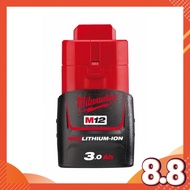 MILWAUKEE M12 RED LITHIUM ION BATTERY M12B3