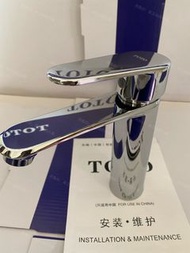 TOTO全銅冷熱水龍頭洗臉盆臺盆洗手盆臺下盆龍頭