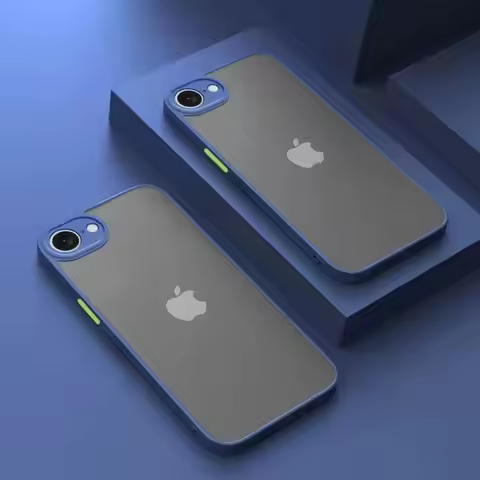 Shockproof New Armor Bumper Phone Case for iPhone 17E 16E Hard PC Cover Soft Bumper 2 in 1 Fashion C