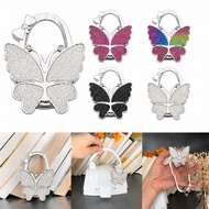 Portable Foldable Butterfly Table Bag Hook Fashion Bag Buckle Handbag Hook Desk Hanger For Bag