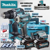 MAKITA 40V Cordless Combo Set RM2860 ( DF002GZ 40Vmax Cordless Driver Drill & TD001GZ 40Vmax Cordles