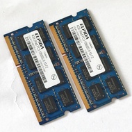 ELPIDA RAMs DDR3 4GB 1333MHz Ddr3หน่วยความจำแล็ปท็อป4GB 2Rx8 PC3-10600S 1.5V SODIMM 204PIN RAM