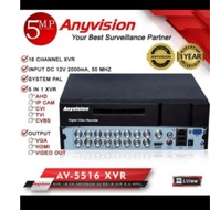 Dvr anyvision 16ch 5mp
