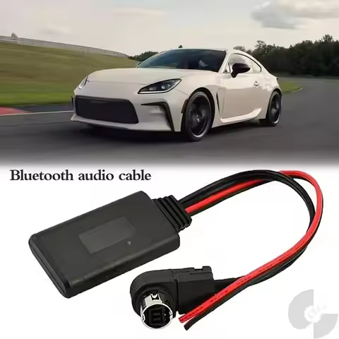 New for Bluetooth Auxiliary Audio Adapter Cable for Alpine KCA-121B AI-NET CDA-9857 CDA-9886 CDA-117