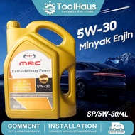 🔥【Hot Sale】MEC Extraordinary Power Fully Synthetic Engine Oil 5W-30 4L Premium Protection Fuel Savin