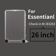 สำหรับ Rimowa Essential ฝาครอบป้องกันโปร่งใสกระเป๋าเดินทางกระเป๋าเดินทาง 21 26 30 นิ้ว Cabin Rimowa 