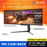 PRISM+ 49AL | 49" 144Hz Curved Ultrawide OLED 0.03ms 148% sRGB Gaming Monitor [5120 x 1440]