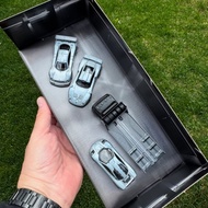 HOT WHEELS PREMIUM BOX SET 90's SUPERCARS, 1997 PORSCHE 911 GT1 MCLAREN F1 1997 MERCEDES-BENZ CLK-GT