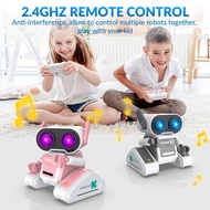 Smart Robot Interactive Toy with Music and Lights, mini robot,gamer robot,emo robot