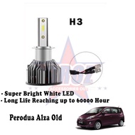 Perodua Alza Old 2010-2013 (Fog Lamp) h3 C6 LED Light Car Headlight