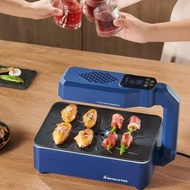 綠陽智能電烤盤室內家用燒烤爐紅外線烤肉機無煙電燒烤爐可定110V