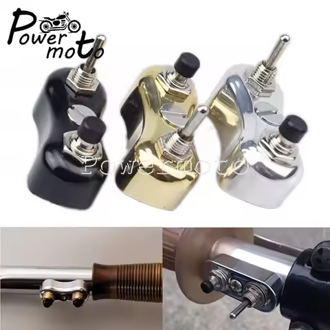 Switch Motorcycle Block 1" & 7/8" Handlebar Toggle Switches Button Control For Harley Road King Stre