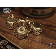 < American Factory > METALIZE Brass Dice Copper Dice Charm