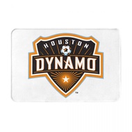 Houston Dynamo Logo Bathroom Anti-slip Floor Mat Toilet Toilet Foot Mat Door Absorb Water Quick-dryi