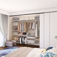 Wardrobe Wardrobe Metal Wardrobe Wardrobe Medas Open Wall-Laying Wardrobe Wall-Hanging Storage Stora