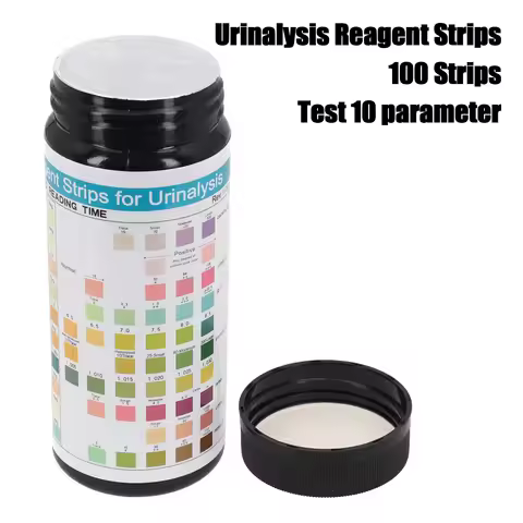 100 Strips URS-10T Reagent Urinalysis Strips 10 Parameters Urine Test Strips Leukocytes Protein PH F