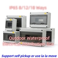 8 Ways IP65 Outdoor Waterproof Electrical Distribution Box Plastic Switch Meter Junction Box Iron Po