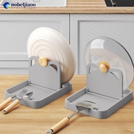 NOBELJIAOO Foldable Pan Pot Lid Holder Polychrome Shovel Covers Rack Practical Multifunctional Spatu