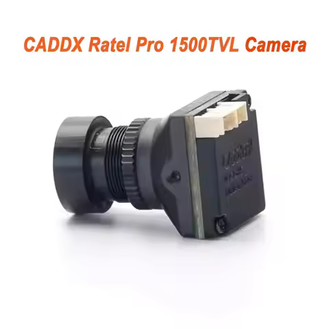 CADDX Ratel Pro 1500TVL Super WDR 4.5V-27V 4:3/16:9 NTSC/PAL CMOS FPV Starlight Night Vision Blackli