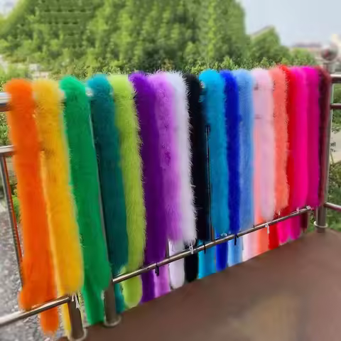 Fluffy Marabou Feather Boa 2M for Wedding Party Costume Crafts Stage Decoration Fuzzy Feathers Boas 