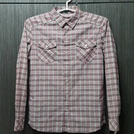 絕版全新正品BURBERRY 博柏利 BLUE LABEL 藍標 戰馬 男格紋純棉長袖襯衫S