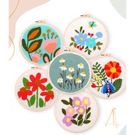 [HEPU] Punch needle kit set embroidery kit Handmade embroidery diy poke embroidery material kit Need