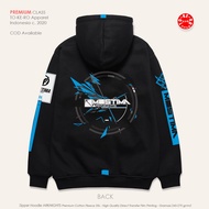 TOKERO Hoodie Zipper ARKNIGHTS MOSTIMA [Black] Mos-001 Hoodie Man Hoodie Oversized Hoodie Lelaki