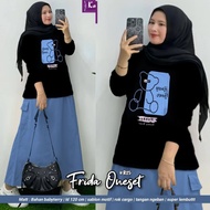 Frida skirt set, women's one-piece/ jumbo baby terry skirt set