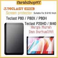 Temperred Glass Protector Film Teclast P80X / P20HD / T30 Pro / T30 / T40 Plus / P80H / M40 Tablet S
