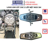 Bảng tên xe XSR logo XSR tem gắn xe XSR dành cho Yamaha XSR155 chính hãng Mbiker