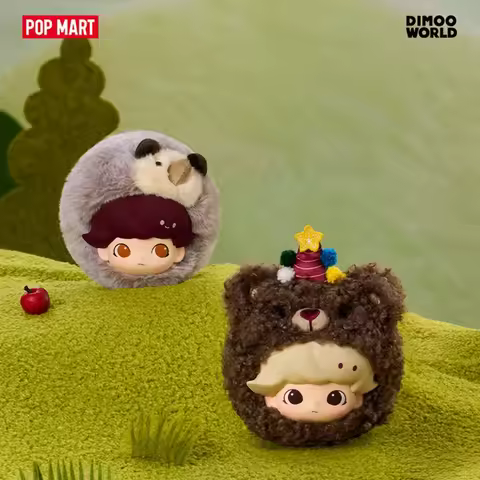 POP MART DIMOO The Secret Theatre Club Series Earphone Case Blind Box Mystery Box Toys Kawaii Orname