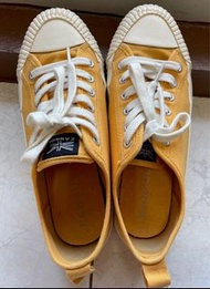 Kangol黃色餅乾鞋25