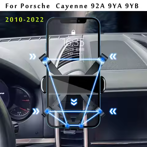 Adjustable Car Phone Mount Holder For Porsche Cayenne 92A 9YA Coupe 9YB Car Interior Accessories