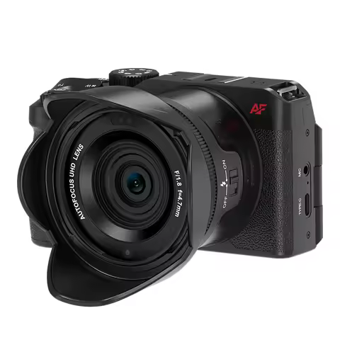 ORDRO D130 Portable 5K Vlog Camera: Easy Auto-Focus Video Recorder for Beginners, 64MP Retro DV for 
