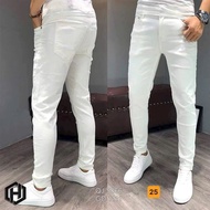 Quần Jean nam màu TRẮNG co giãn 42-75kg
