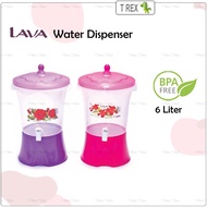 LAVA 6L Water Dispenser BPA FREE / Gravity Water Dispenser / Bekas Air / Balang Air